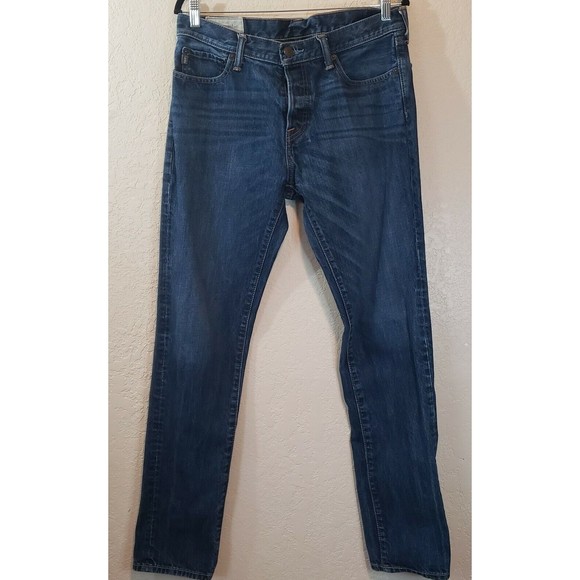Abercrombie & Fitch The A&F Skinny Jeans Blue Denim 32 X 33